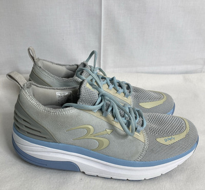 Gdefy Gravity Defyer Gray Mesh MATeeM Athletic Shoes Women s Size 10 Versa Shock