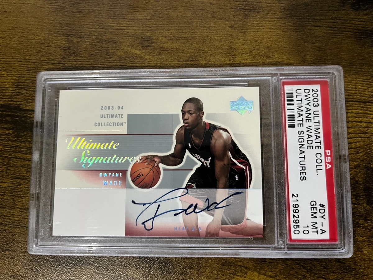 NBAカード Dwyane Wade パッチ 直筆サインカード 10枚限定 Dwyane Wade 10 Graded Basketball Autographed Sports Trading Cards