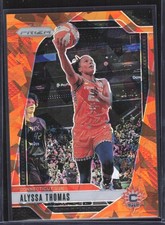 2024 Panini Prizm WNBA #44 Alyssa Thomas Ice Orange Prizms - Sun