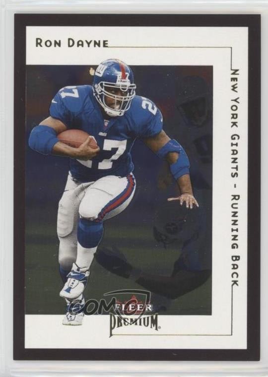 2001 Fleer Premium Ron Dayne #112 0q3