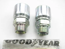 (2) Goodyear B2-BPM-1616 B2 Straight Hydraulic Fitting 1" Hose -16 Male BSP