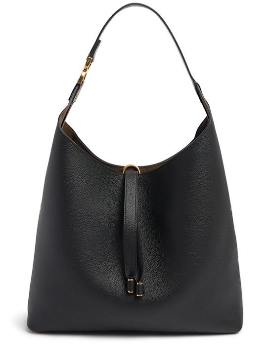 Chloé Marcie Black Leather Tote Bag