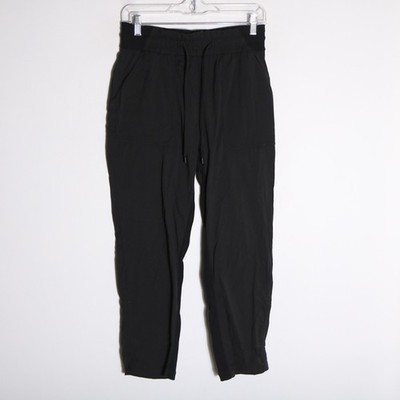 Lululemon Beyond the Studio Crop Pants Womens 6 Black Pull On Athletic Workout