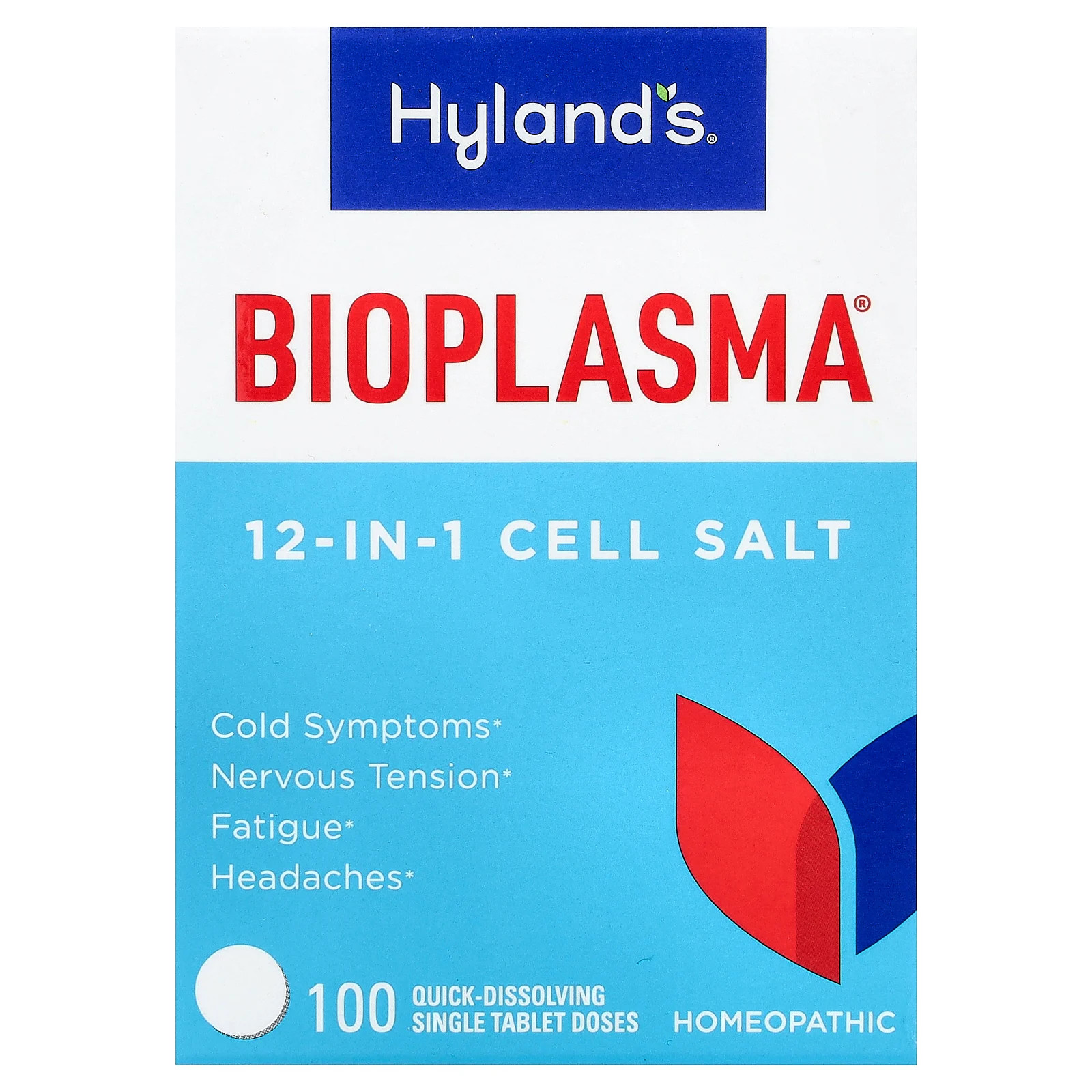 Bioplasma , 12-In-1 Cell Salt, 100 Quick-Dissolving Single Tablet Doses