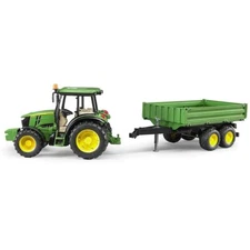 Bruder Toys John Deere 5115M Tractor with Trailer