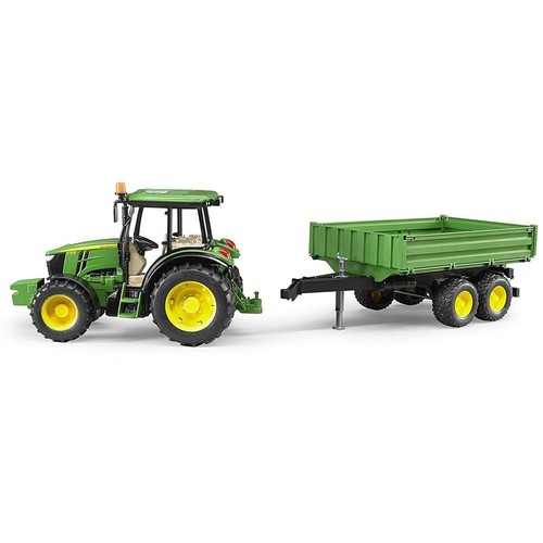 Bruder Toys John Deere 5115M Tractor with Trailer 09816