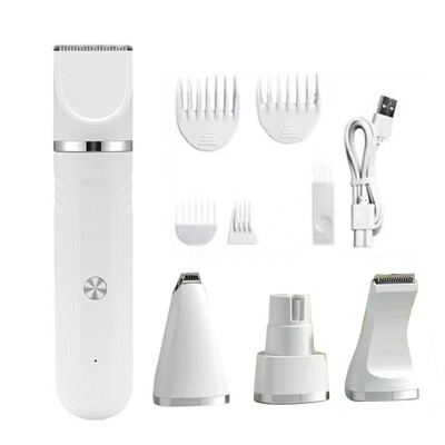 4 in 1 Multi-Functional USB Rechargeable Pet Cat/Dog Grooming Clippers Tool