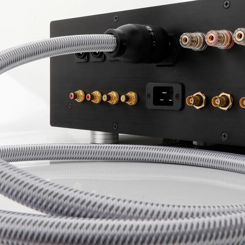 HiFi OFC Pure Copper Power Cable Silver Extension IEC US EU AU Mains Supply Wire - Picture 6 of 9