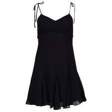 Dolce & Gabbana S/S 1995 Black Silk Mini Dress