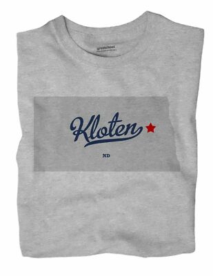 Kloten North Dakota ND NDak T-Shirt MAP