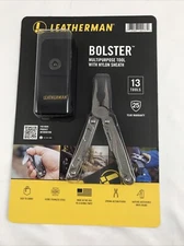 LEATHERMAN BOLSTER 13 TOOL MULTI-TOOL W/SHEATH NIP 25 YEAR WARRANTY MADE USA