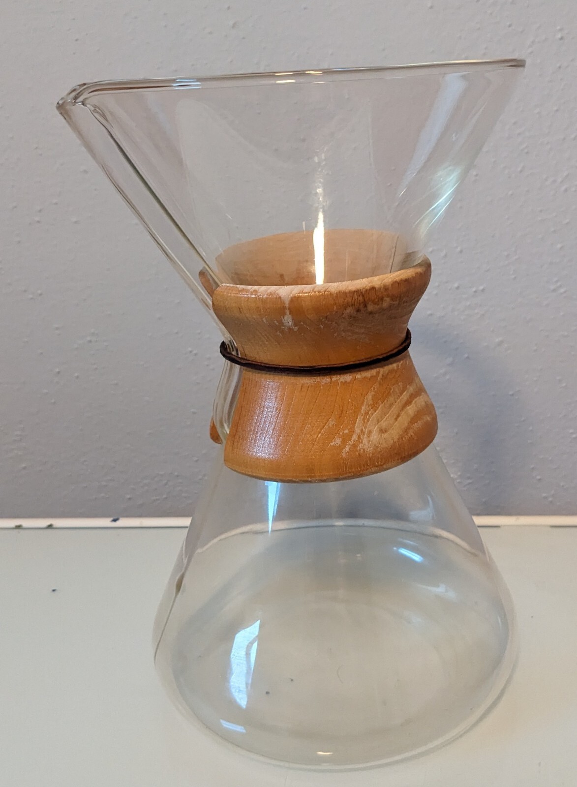 Vintage Chemex Pyrex 9 1/2” 8 Cup Made in Germany Pour Over Coffee