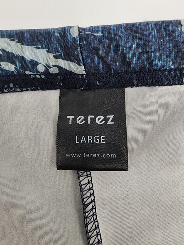 TEREZ Girl’ Multicolor Print Leggings Size LARGE 6 Years Gently Worn - Picture 5 of 6