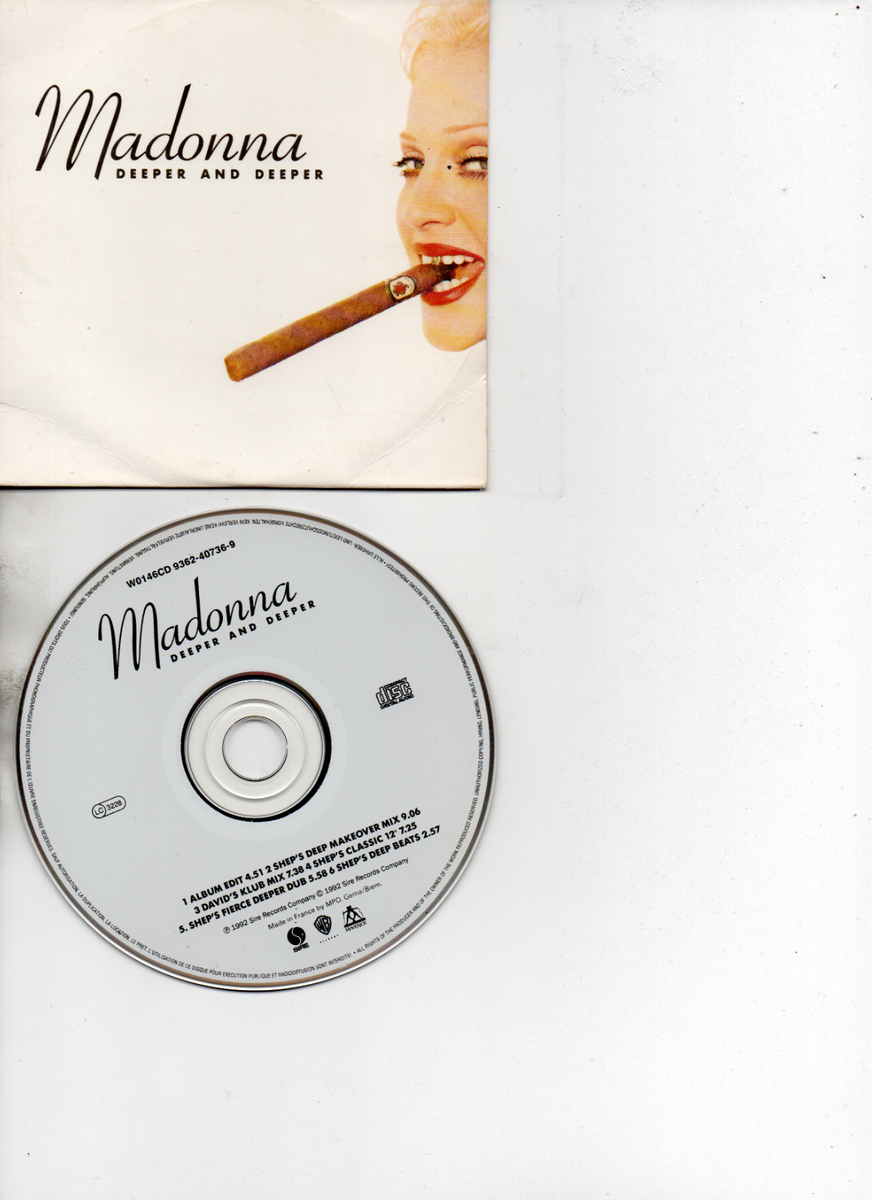 Madonna Deeper And Deeper マドンナ レコード 12” MADONNA - Deeper