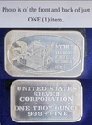 Vintage 1974 USSC Myth? Kai Kaoos Flight Of 2000 BC 1 Oz .999 Silver Bar 241982
