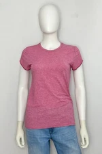 Patagonia Ws Glorya Tee Shirt Womens XS Heather Pink Crew Neck Short Sleeve