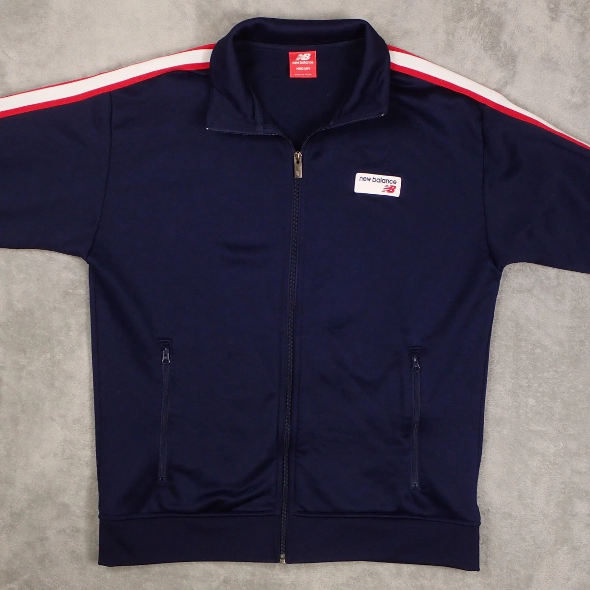 New balance athletics track jacket cheap