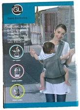 Baby Carrier - Ergonomic Baby Carrier with Hip Seat, Natural Form Baby Carrier