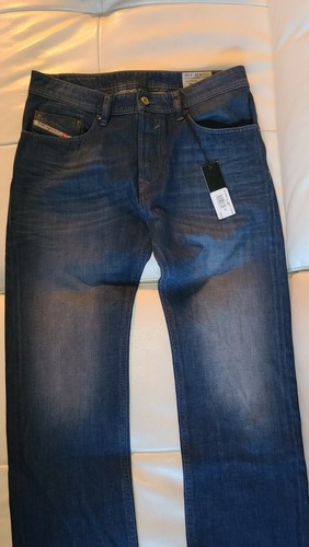 Diesel Waykee Calce Regular Elastizados Azul Oscuro 29 W x 32 L Lavado 0849B Nuevo - Imagen 3 de 10