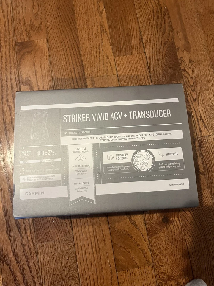 Garmin Striker Vivid 4CV с преобразователем | Включает портативный рыболовный комплект - Изображение 3 из 4