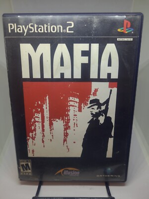 Mafia (Sony PlayStation 2, 2004) PS2 -Black Label (NO MANUAL) TESTED SHIPS FAST!