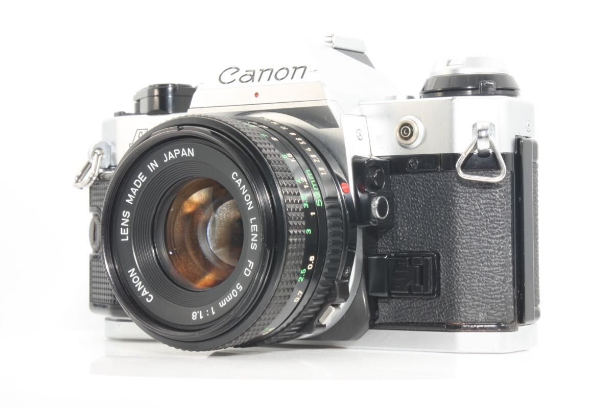 Refurbished Canon AE-1 PROGRAM FD 50mm f1.8 lens included Film