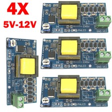 4x High Voltage DC-DC Boost Converter 5V-12V Step Up To 300V-1200V Power Modules