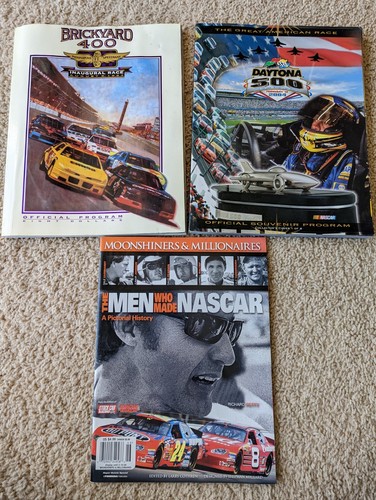 Lot of 3 NASCAR Programs Mags Brickyard 400 1994 Daytona 500 Souvenir Program 05