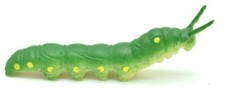 Green Tomato Hornworm Larva Plastic 2.5 inches Length - F1056 B190