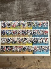 1995 Pacific Triple Folders Rookies & Stars Uncut Complete Set Proof Sheet!