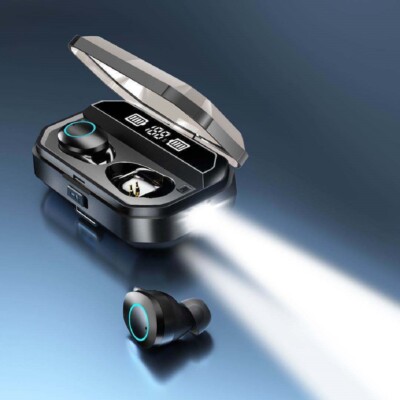UScarmen Wireless Earbuds Bluetooth Headphones T19 Cloud Headset 020200912 Black