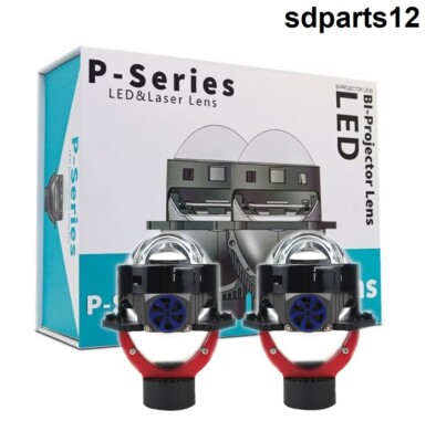 2 Scheinwerfer 3'' Bi-Led Laser 12V 8000lm 55W/65W Beleuchtung Crossing Route