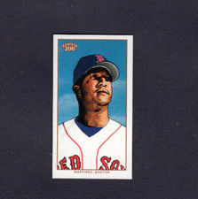 2002 TOPPS 206 CYCLE BACK RARE VARIATION #128 PEDRO MARTINEZ RED SOX SP