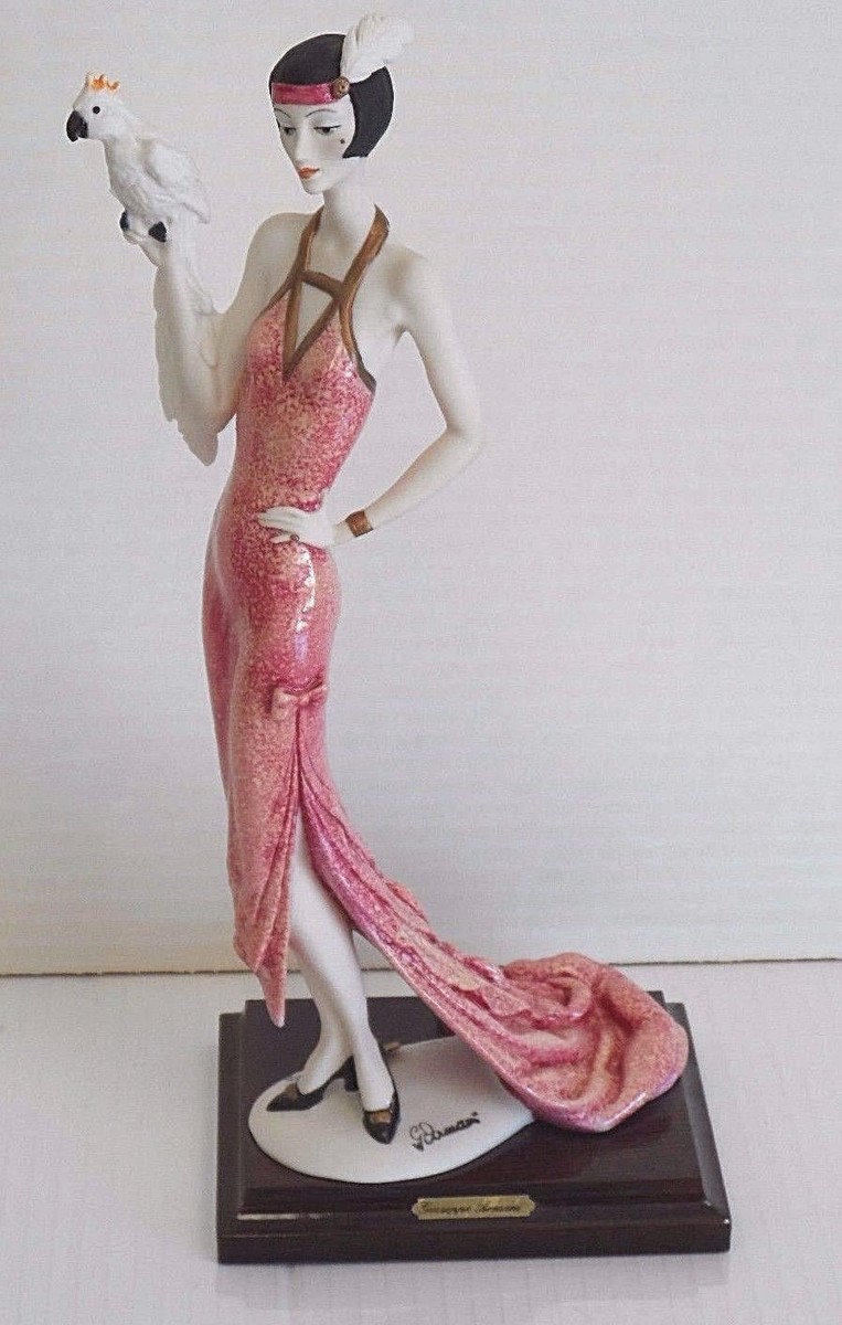 鳩 Giuseppe Armani (ジョセッペ・アルマーニ) Giuseppe Armani VINTAGE Porcelain Kissing Doves / Pigeons
