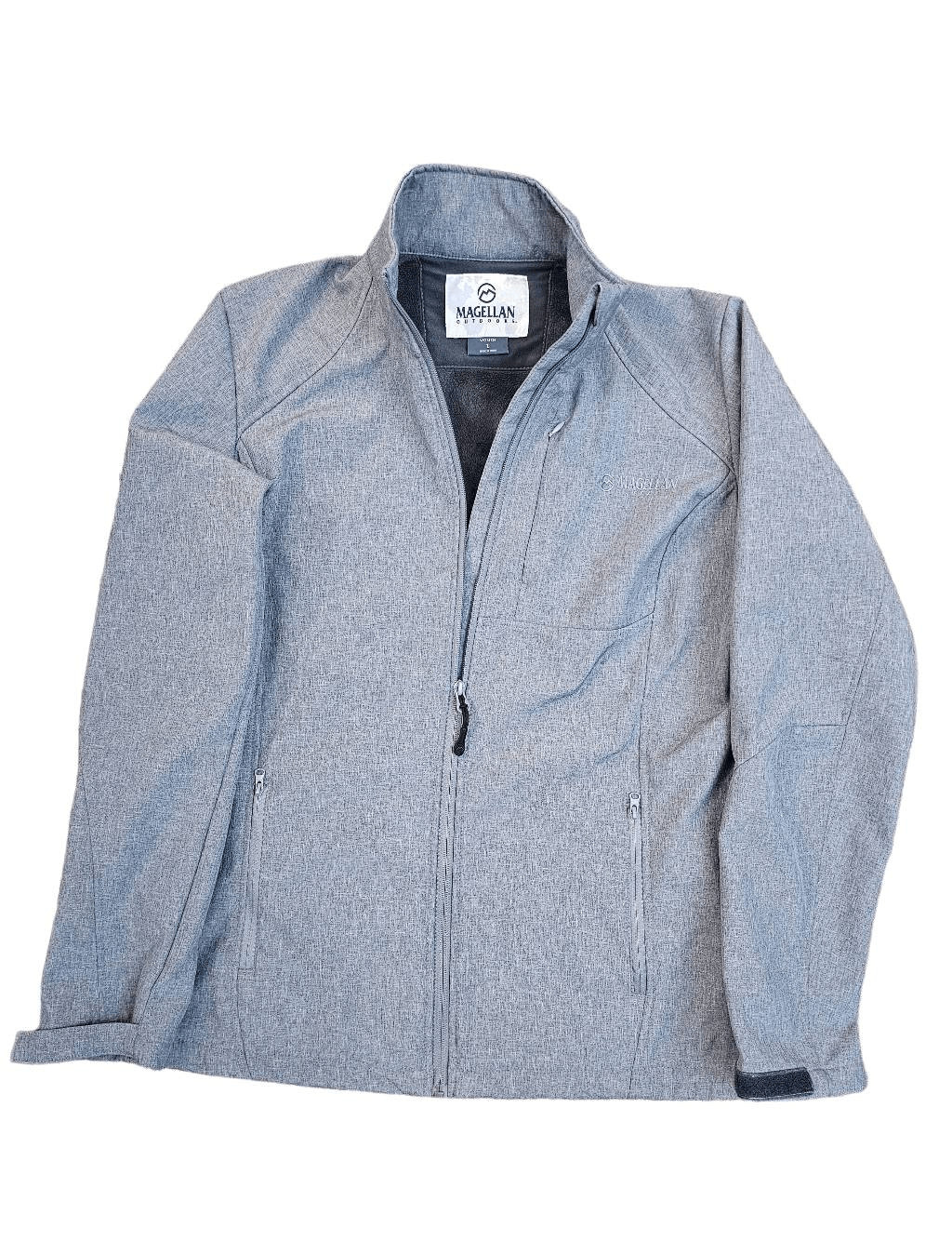 Magellan Women's Softshell Jacket Gray Full Zip S… - image 1