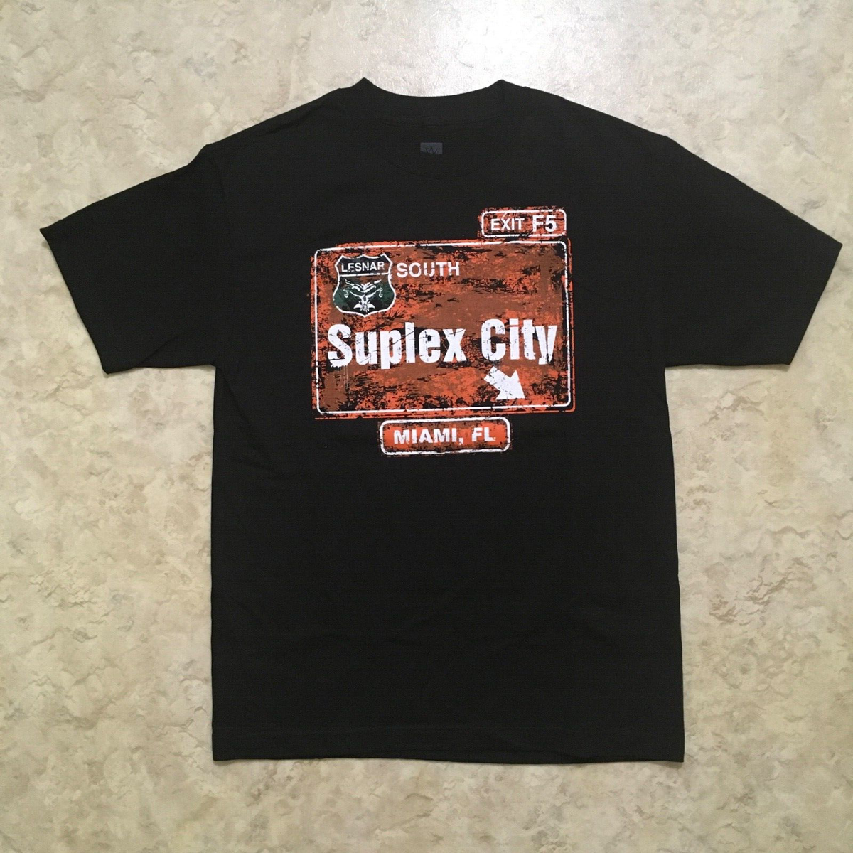 WWE Brock Lesnar Suplex City Miami, Fl. t-shirt, mens size M, new
