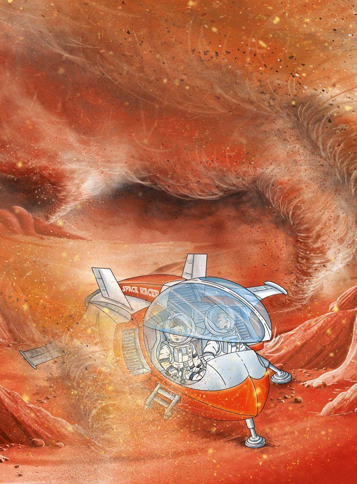 Thumbnail - Der Kleine Major Tom, Band 6: Abenteuer Auf Dem Mars | Bernd Flessner