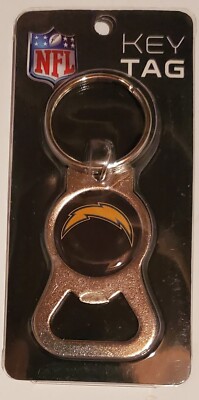 AFL/NFL - LOS ANGELES CHARGERS OFFICIALLY LICENSED KEY CHAIN BOTTLE OPENER