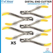 Dental Kieferorthopädie distaler Endschneider sicherer Halt Drahtschneider Orhto Zange Labor X5