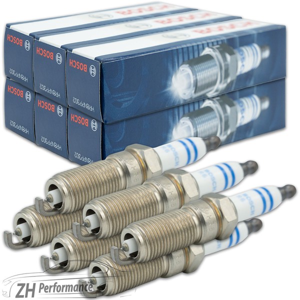 6X Bosch HR8NPP302 ZüNdkerze 0 242 229 739 Platinum Mazda Cadillac Buick Suzuki-image