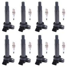 8 Ignition Coil Pack w/Spark Plugs for Toyota 4Runner Tundra Lexus GX470 GS430