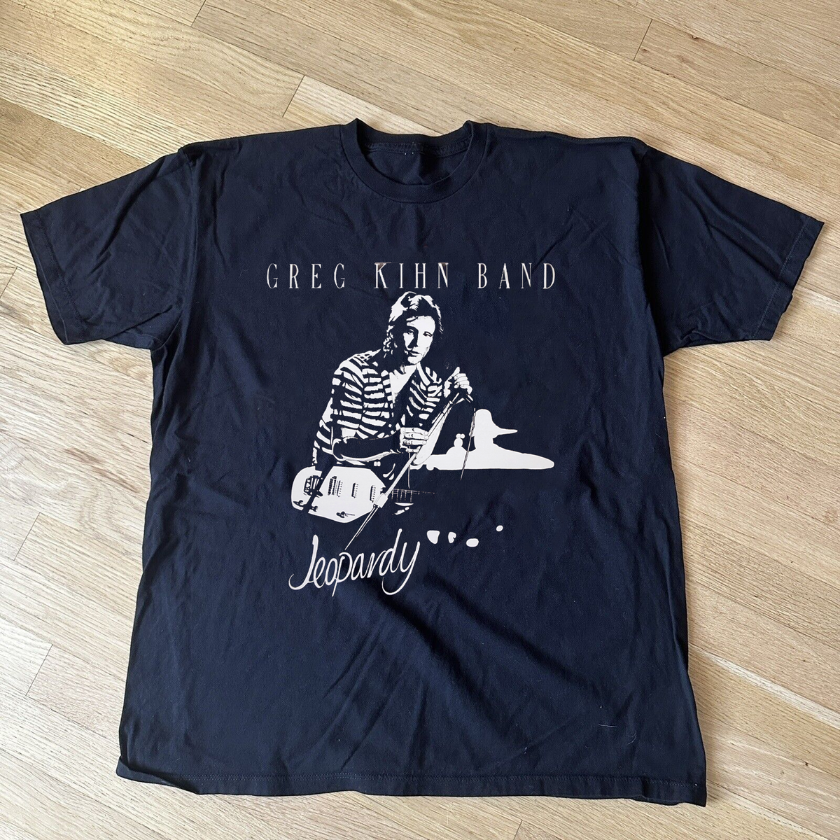 NEW Greg Kihn Band Jeopardy Short Sleeve Cotton Black Size S-5XL