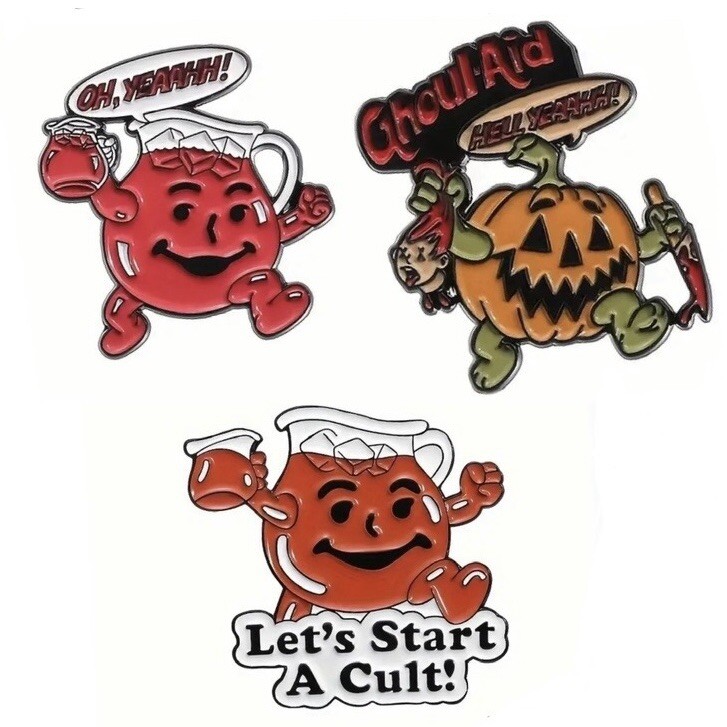 Kool様の専用です。 Kool-Aid Parody Pins- Oh Yeaahh! Let's Start A Cult! Drink Koolaid
