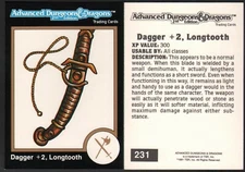 1991 TSR AD&D Gold Border RPG Fantasy Art Card #231 Dungeons Dragons Magic Item