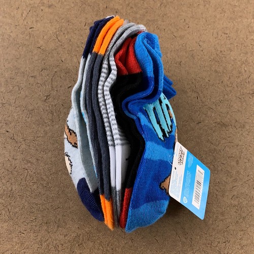 Looney Tunes Kids Shoe Size 7.5-3.5 Multicolor Graphic No Show Socks 5 Pairs NWT - Picture 5 of 5