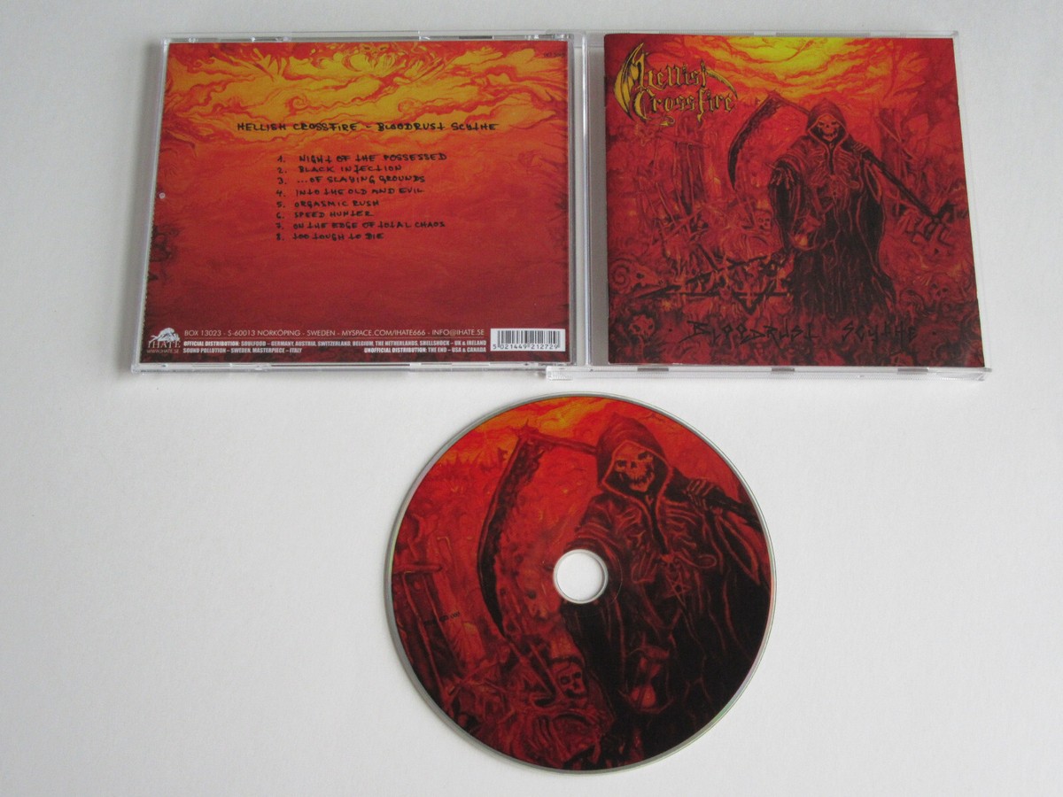 HELLISH CROSSFIRE Bloodrust Scythe CD 2010 RARE OOP THRASH