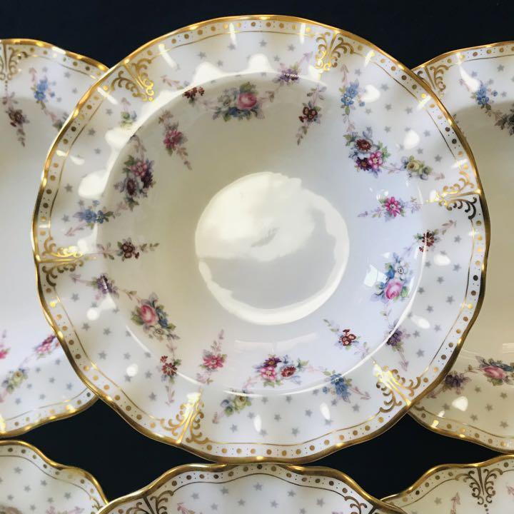 Royal Crown Derby Antoinette Deep Plate 6 piece set 8.6 inch 3 | eBay