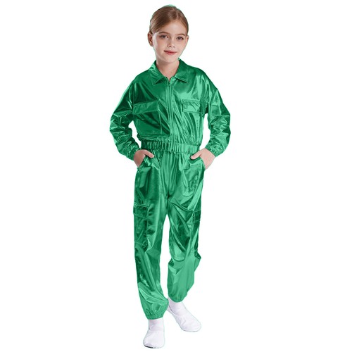Unisex Kids Dancewear Ballroom Sweatsuit Shoot Outfits Athletic 2 Piece Set Top - Picture 90 of 143