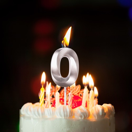 Geburtstagskerzen verlängert große Zahlenkerze bunt 3D Design Cake Topper 0-9 - Bild 73 von 159