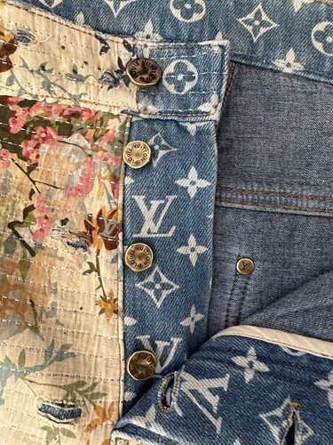 Louis Vuitton Destroyed Carpenter Bell Bottom Denim - 第 7/20 張圖片